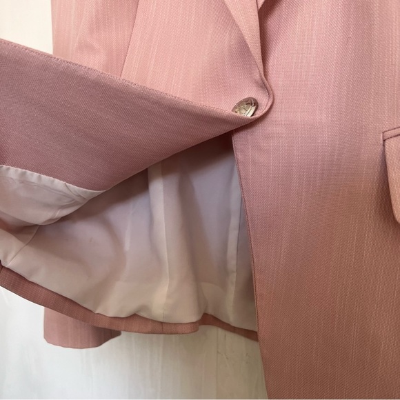 LINI Soft Pink Lined Blazer •0. NWOT - Picture 3 of 13